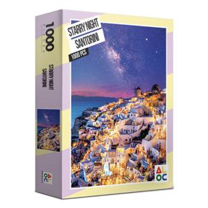 직소퍼즐 풍경 명화 별밤의 산토리니 1000피스 AL3015