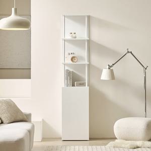 아씨방가구 슈에프 모듈 틈새 높은 5단 선반 수납장 400