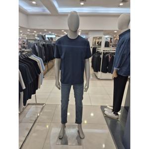 [지오지아]2025년S/S미라쿨 반팔 라운드넥 무지티셔츠ABF2TR1101