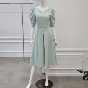 [미니멈]퍼프소매 플레어 원피스 (MXBAWO4360M1T)_IC