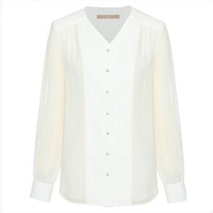 [미니멈]브이넥 쉬폰 블라우스 (MXBAWB3090IV)_IC