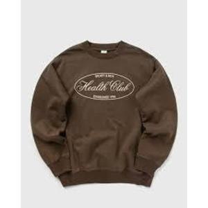 스포티앤리치 긴팔 티셔츠 ST071511079BR03 CHOCOLATE CREAM DOM