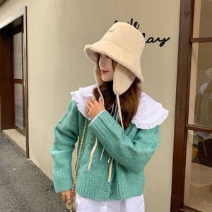 여성겨울모자 귀탈부착 귀달이모자 여자겨울버킷햇