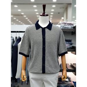 [바쏘옴므]반팔 니트 가디건 WSZ2WA42ANY_DJ