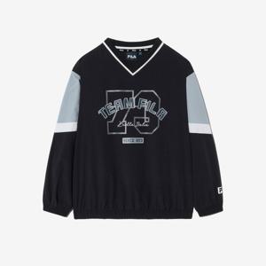 [휠라키즈] 블록코어 우븐 맨투맨 (FK2WTH1502M_BLK)