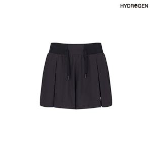 [하이드로겐] 여성 우븐스트레치 와이드 숏팬츠 H21D2PS414_BK