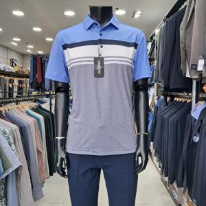 런던포그 HL01 폴리 스판 프린트 티셔츠2 Loata974