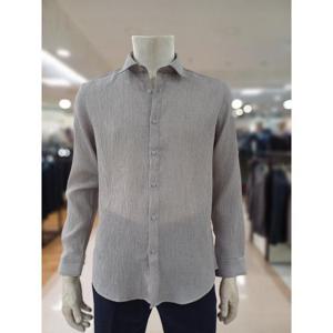 피에르가르뎅 세이브존05 크리즈 조직 슬림핏 셔츠 PQWS1602