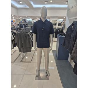 [지오지아]2025년 S/S 오버핏 씨어서커 반팔 카라셔츠ABF2WC1205