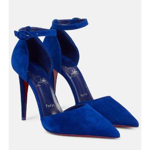 크리스찬루부탱 Astrida Bride 100 스웨이드 펌프스 P00827864