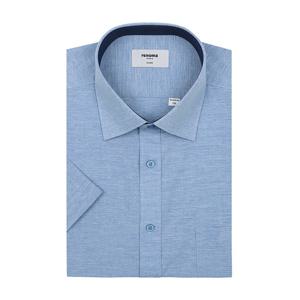 레노마셔츠 반팔 카치온 솔리드 일반핏 RPUSG0-203-BU