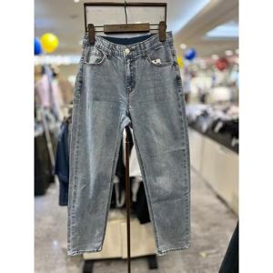 행텐 세이브존03 여성 이너밴딩 쿨맥스 테이퍼드 데님팬츠 cbs10470-155-404-10