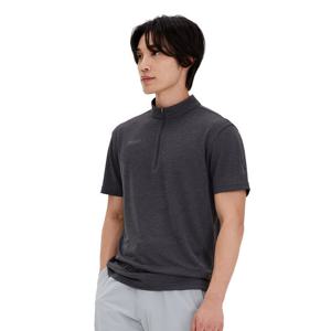 [밀레][밀레 본사] 쿨스트라이프 집업 반팔 티셔츠_MXUUT074