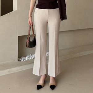 [한정수량] [모리스커밍홈] [55-77]히든밴딩 린넨 쿨스판 슬랙스_M2505PT034B