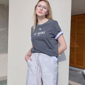 [코데즈컴바인] 1도레터프린트 피그먼트 티셔츠 (CKB-TS505W4)