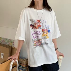 [한정수량] [올리비에스클로젯] 코믹박스 팝 티셔츠_O2505TS052B