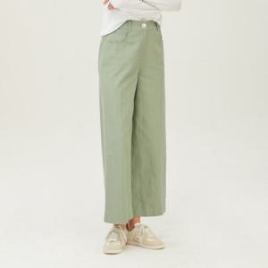 [베네통]밴딩 와이드 린넨 팬츠_BAPT05411