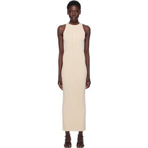 26 SS 토템 여성 베이지 심리스 골지 탱크 맥시 드레스 252771F055001