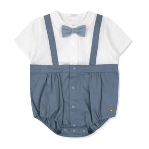 [오가닉맘]푸른정장반소바디수트(MHMTQS02)