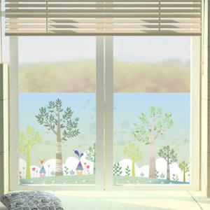 아트박스/꾸밈 ch937-나무숲_불투명유리시트