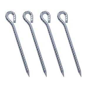 아트박스/벅703 BUCK703 크롬 도금 강철 쇠말뚝 단조팩 40cm 1P