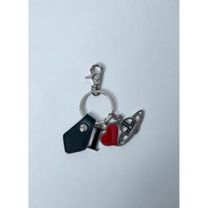 26 SS 비비안웨스트우드 남성 I Love 오브 키링 vvw0159023blk