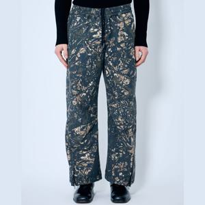 26 SS 디젤 P Lint 카모 프린트 밴딩 코튼 팬츠 그레이 A16667 0ABCG 5AFA