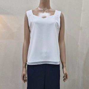 [더아이잗]더아이잗 브이넥 쉬폰 배색 블라우스 IR5M0BL911