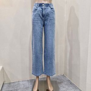 [더아이잗]더아이잗 히든 밴딩 일자핏 쿨 데님 팬츠 IR5M8SL741