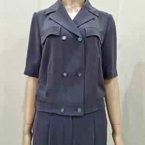 [더아이잗]더아이잗 오픈 칼라 더블버튼 블라우스 IR6M0BL701