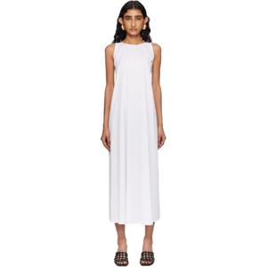 26 SS 막스마라 여성 화이트 로메아 미디 드레스 251118F055011
