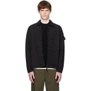 26 SS 스톤아일랜드 남성 블랙 1200003 수피마 코튼 트윌 스트레치 TC 재킷 252828M192025