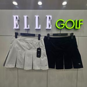 [엘르골프]여성  메쉬 트임 플리츠 스커트6J41852_DJ