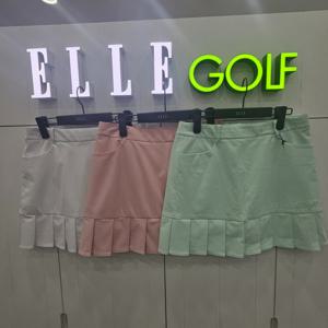 [엘르골프]여성 봄 여름  밑단 플리츠 스커트6J41805_DJ