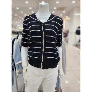 [더아이잗]스트라이프 세일러 칼라 가디건 IR5M1CD841BK_DJ