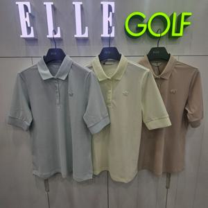 [엘르골프]여성  5부기장 기본 폴로 티셔츠6J45201I_DJ