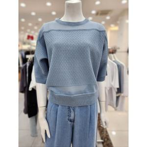 [더아이잗]시스루 돌먼 슬리브 풀오버 니트 IR6M1PO731420_DJ