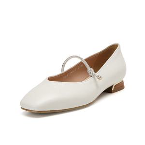 [탠디]탠디본사 베카치노 소가죽 플랫 아이보리, 822402A C-1320