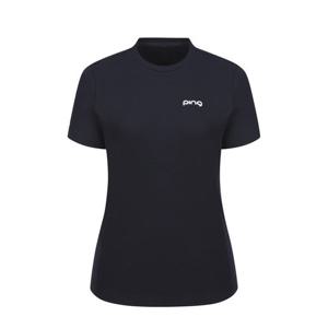 [핑]여성 원포인트라운드 반팔 티셔츠  121E2TR051_NA_YS