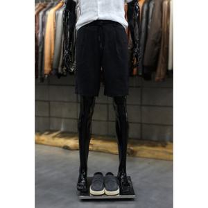 [빠니깔레][빠니깔레] 스트링밴딩 블랙 린넨쇼츠 m-qcpt13bk (P0