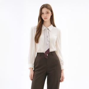 [TAG 270000원][케이엘바이린] 시너츠 타이 블라우스 KWBLOI0100