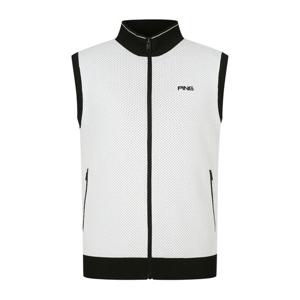 [핑골프]남성 조직감 집업 니트 베스트 111E1SV101