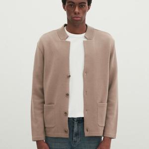 디자인이 깔끔한가을/겨울 솔리드자켓형가디건    MUOBC4F8411