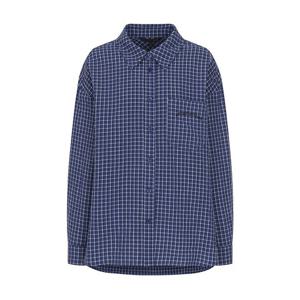 [올리브데올리브]자수 장식 포켓 체크 셔츠 OW5AB885