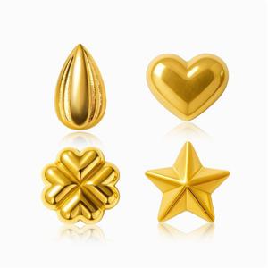 [한국금다이아몬드] 순금 행운 콩알금 미니 골드바 4종 택1 24K 0.5g