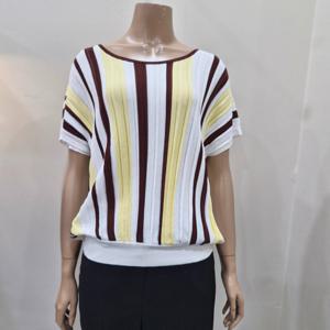 [더아이잗]더아이잗 스트라이프 돌먼 풀오버 니트 IP5M1PO861