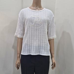 [더아이잗]더아이잗 린넨 레터링 반팔 블라우스 IP5A0BL181