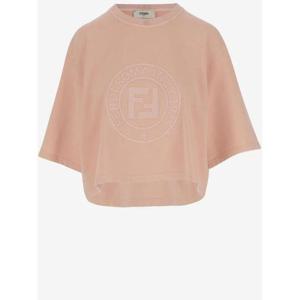 펜디 반팔 티셔츠 FS9718ASNHF1RX7 Pink