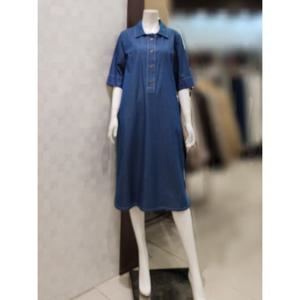 [벨라디터치]MARIOV1E2OP27 생지 데님 원피스