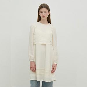 요루 뷔스티에 레이어드 원피스 셋업 OE5AO8160